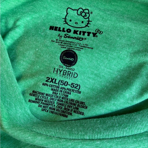 Hello Kitty Green St. Patrick’s Day Green T-Shirt XXL NWT - Picture 8 of 8